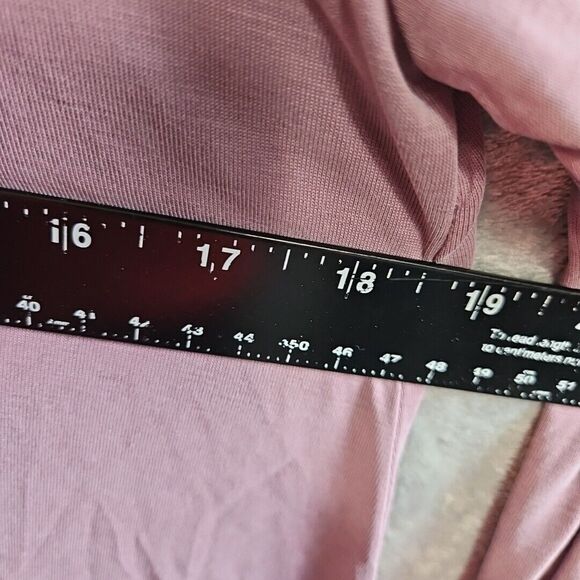 Active USA Women's Med Long Sleeve top mauve pink - Picture 3 of 8